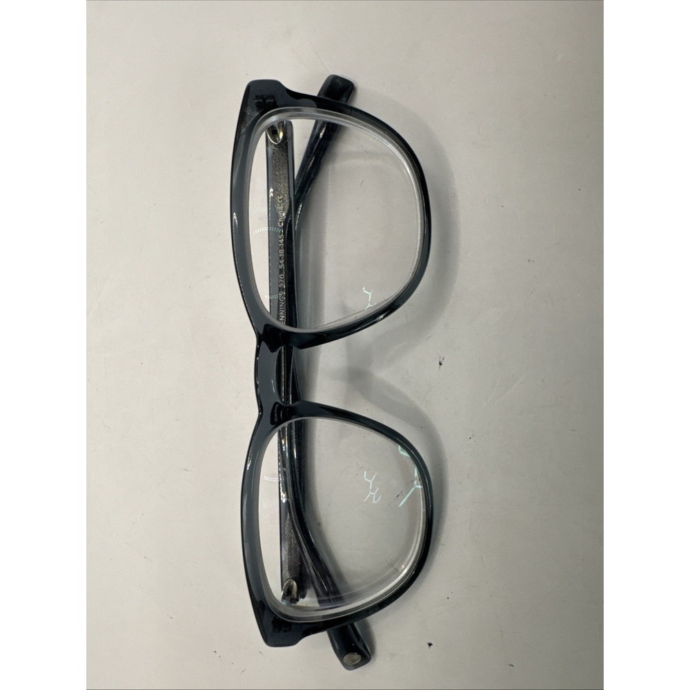 Warby Parker Jennings 370 Eyeglasses Round Blue Full Rim Frames 54-18-145